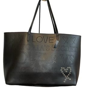 New Victoria Secret Black and Gold Shoulder Bag